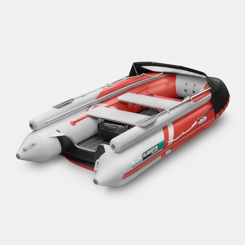 Надувная лодка GLADIATOR E420X красно-белый