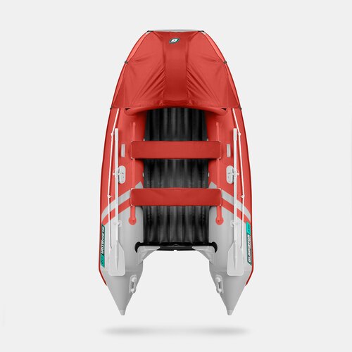 Надувная лодка GLADIATOR E330PRO красно-белый