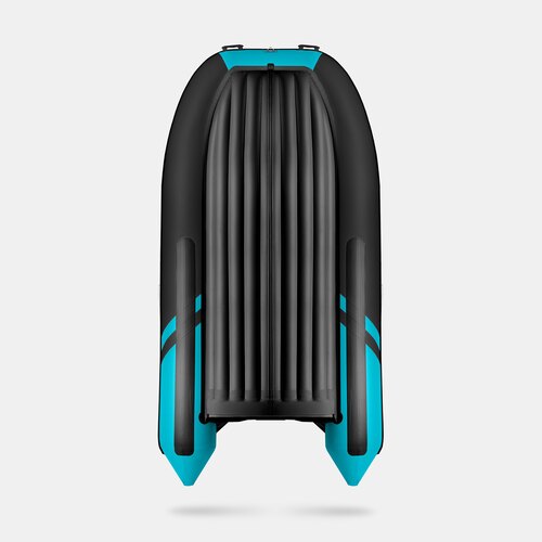 Надувная лодка GLADIATOR E450S черно-бирюзовый