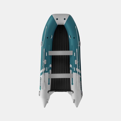 Надувная лодка GLADIATOR E420PRO морской зеленый-белый