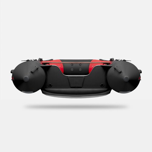 Надувная лодка GLADIATOR E420S красно-черный