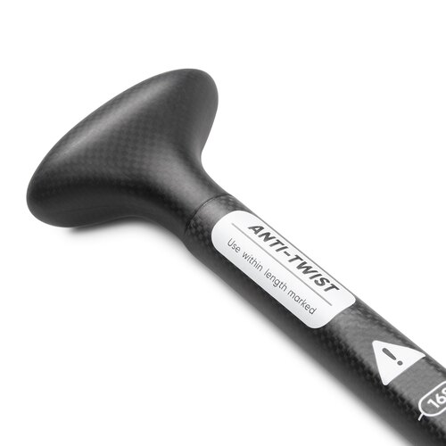 SUP весло Gladiator Race Carbon/Kevlar silver/red 3-части, лопатка M